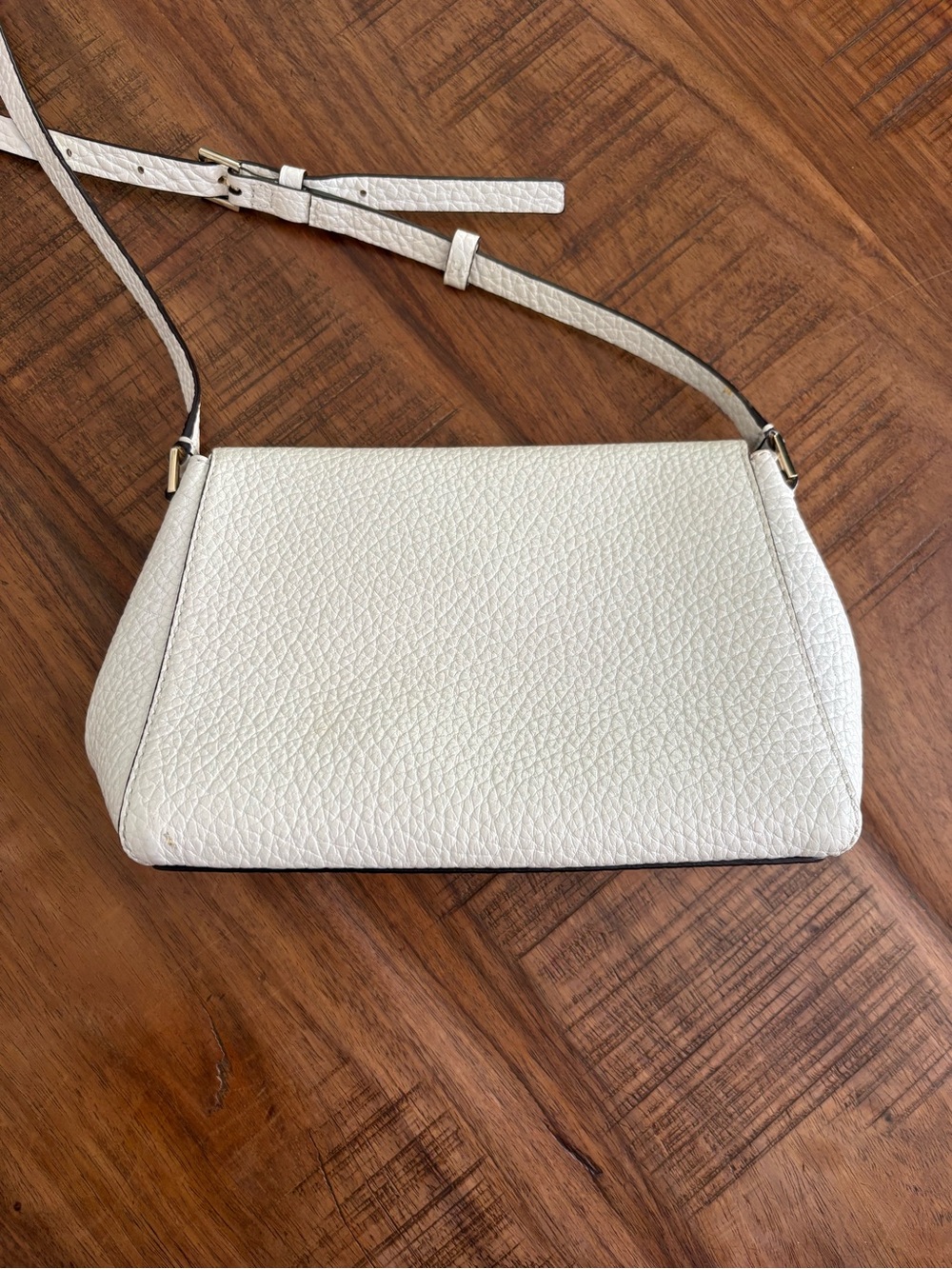 kate spade White Pebbled Leather Crossbody Bag - Picture 8 of 13